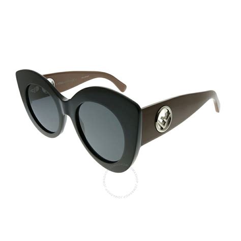 occhiali fendi ff 0306 s|Fendi Grey Blue Cat Eye Ladies Sunglasses FF 0306/S 0R6.